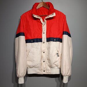 Vintage 1980s White & Red Killy By Asics Goretex Jacket (Men's Size 42/Large)